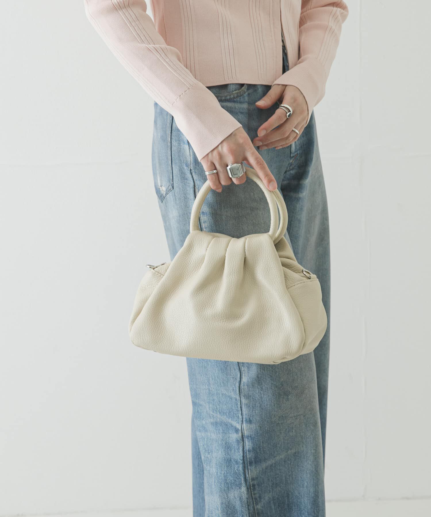 URBAN RESEARCH「レザーハンドバッグ」|ハンドバッグ|