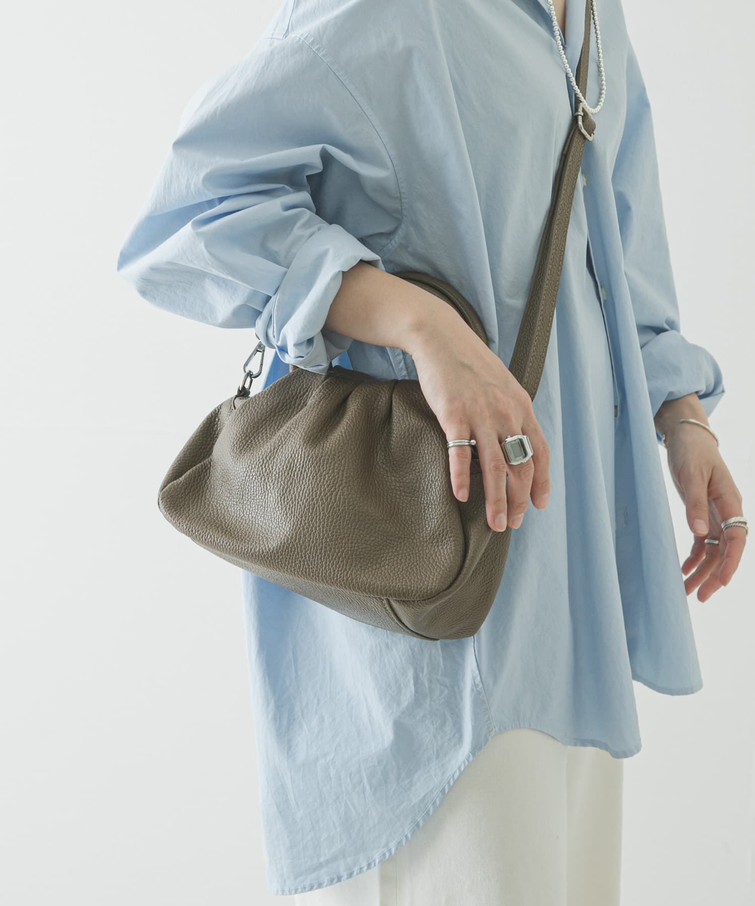 URBAN RESEARCH「レザーハンドバッグ」|ハンドバッグ|