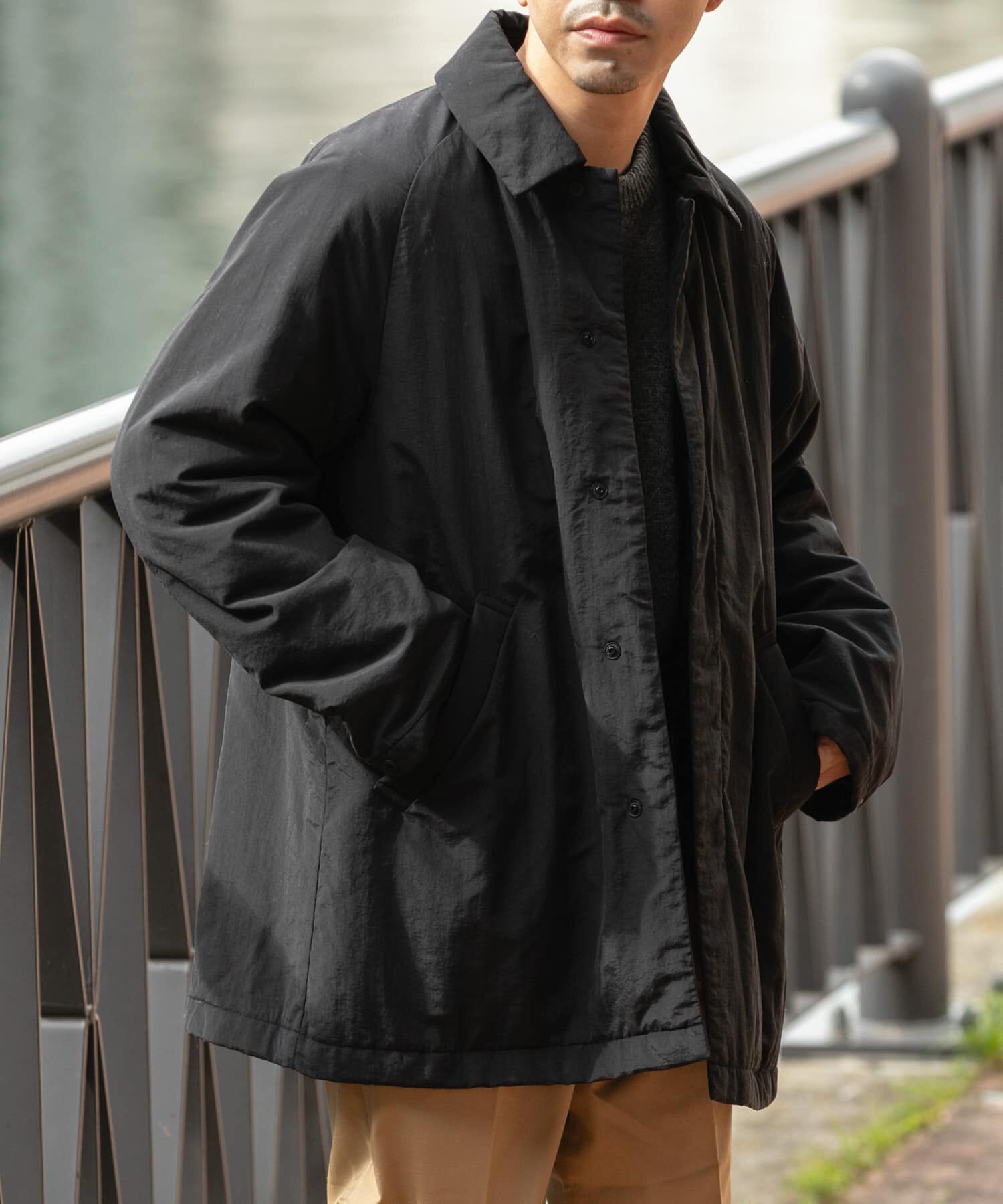 URBAN RESEARCH ROSSO「『XLサイズあり』NOUVELLE中綿ステンカラーコート」|ステンカラーコート|