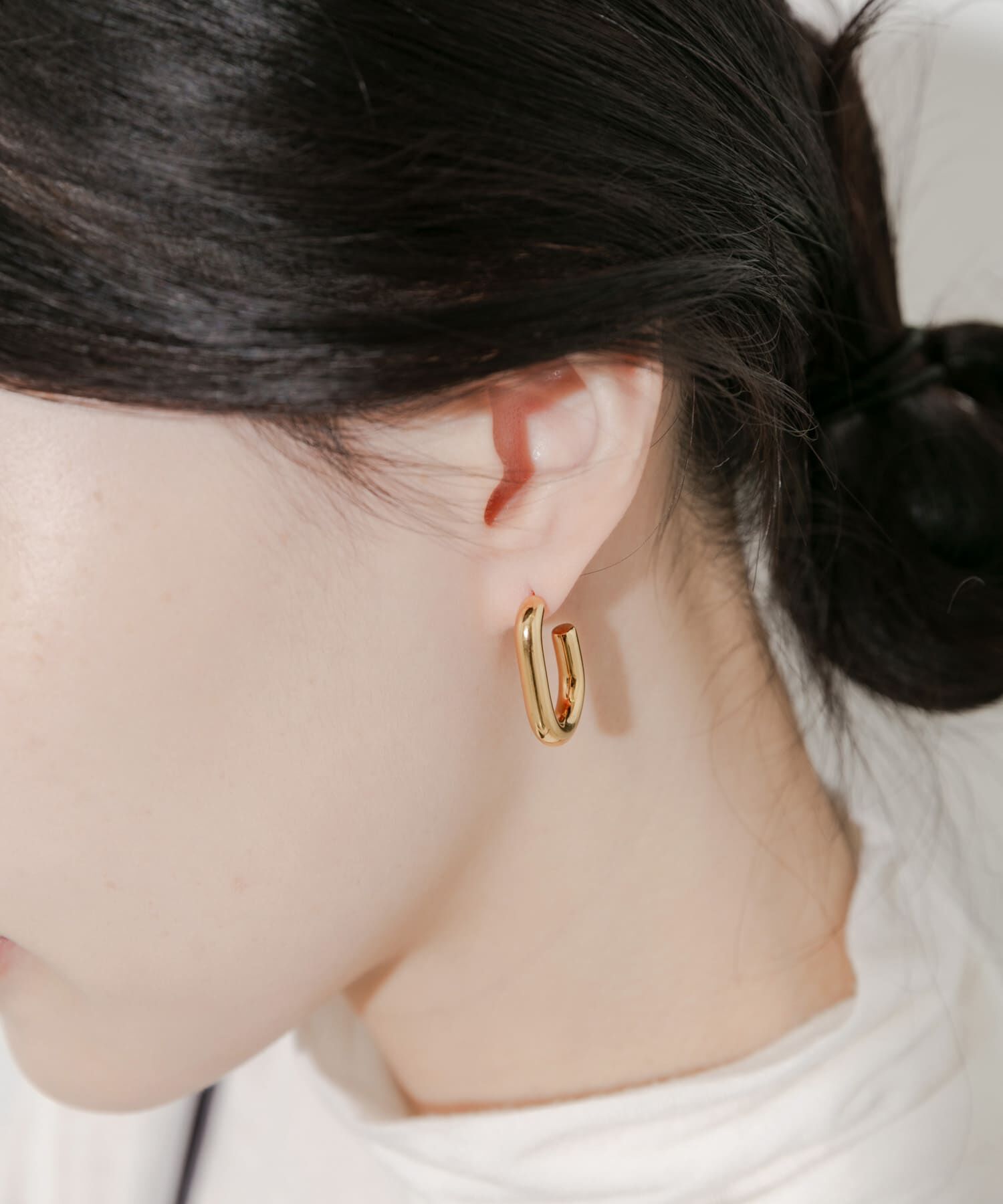 SMELLY「ステンレスカーブラインピアス」|ピアス|