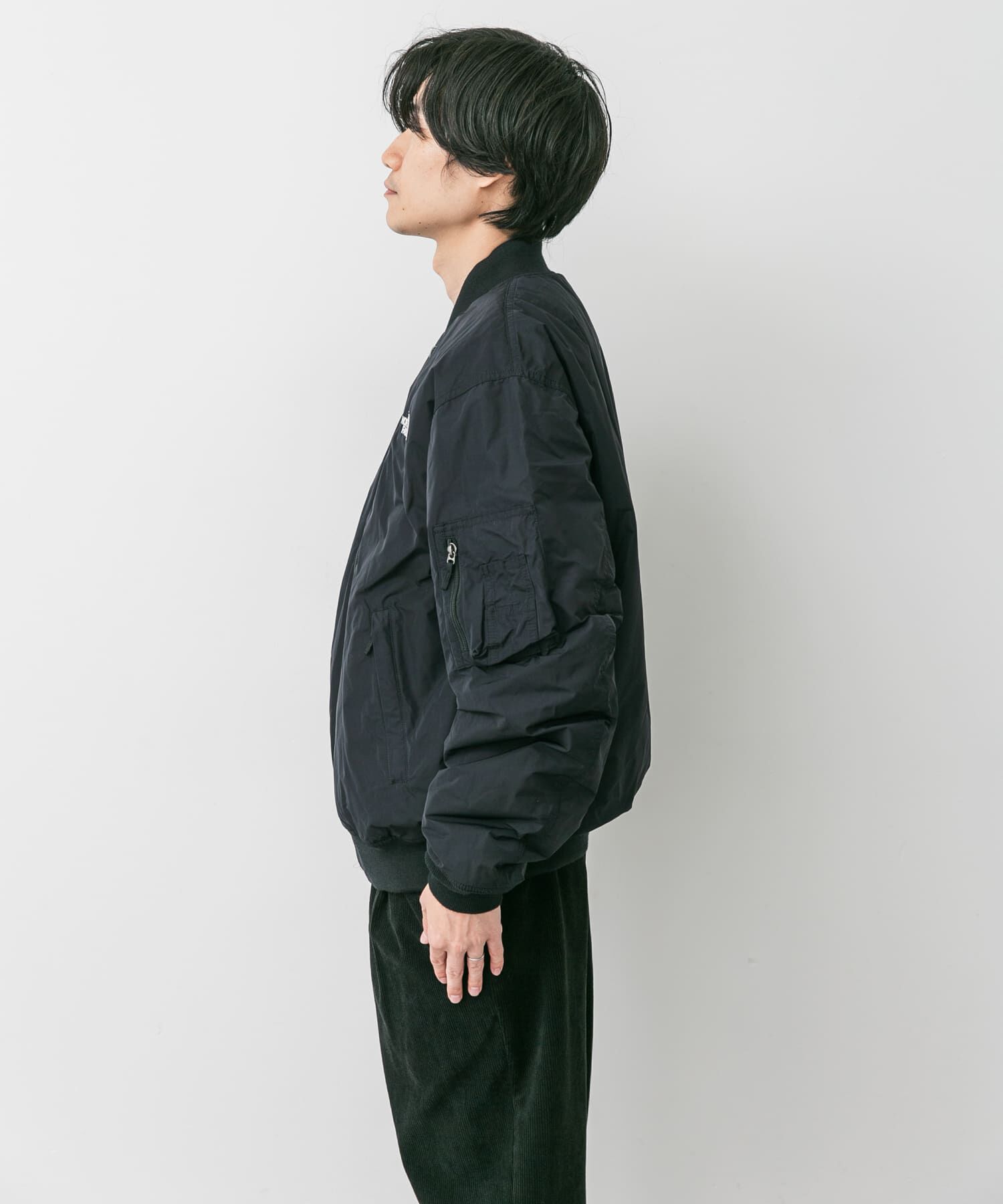 URBAN RESEARCH DOORS「THE NORTH FACE　Insulation Bomber Jacket」|ノーカラーコート|