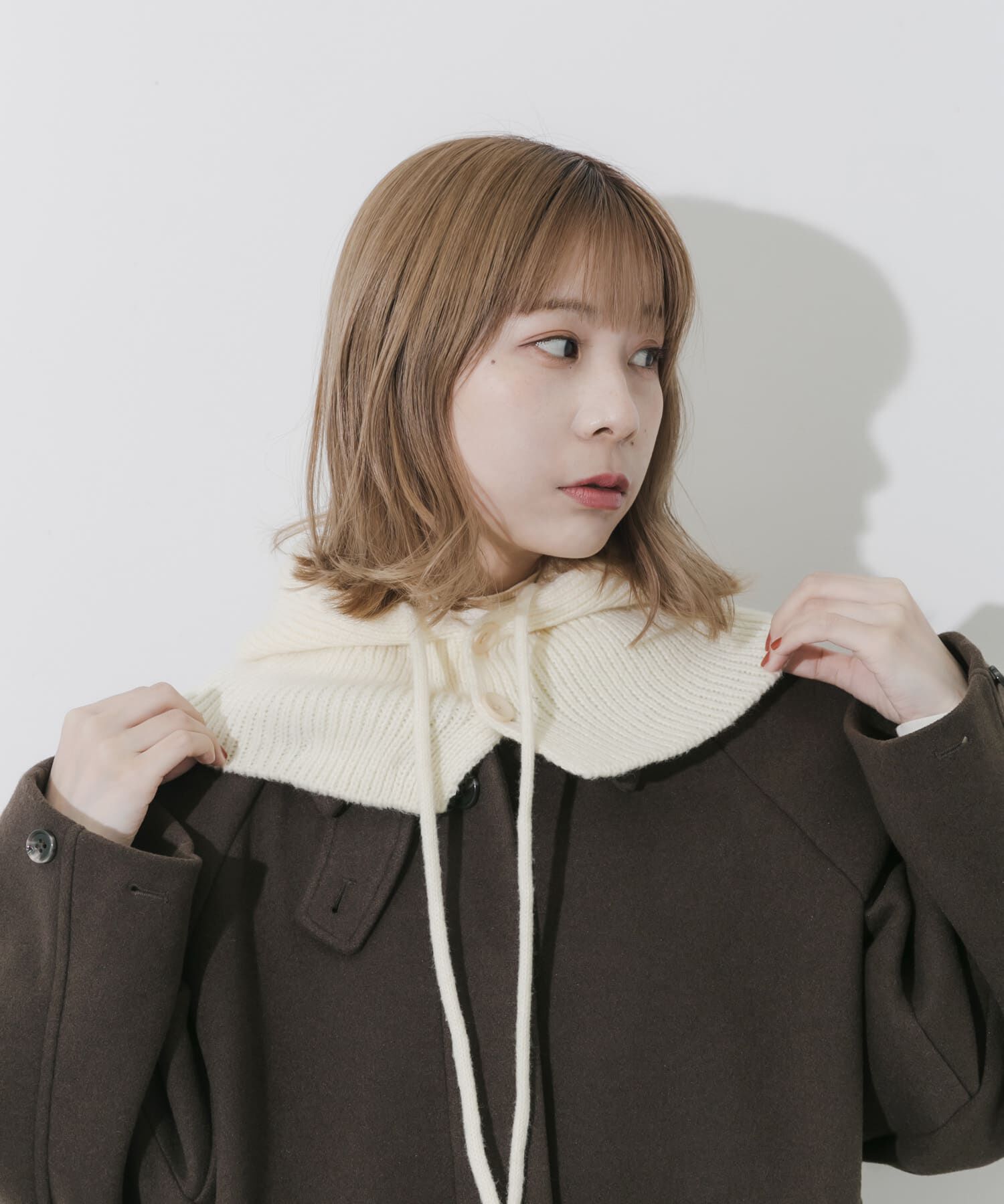 SMELLY「リブニットバラクラバ」|ニット帽|