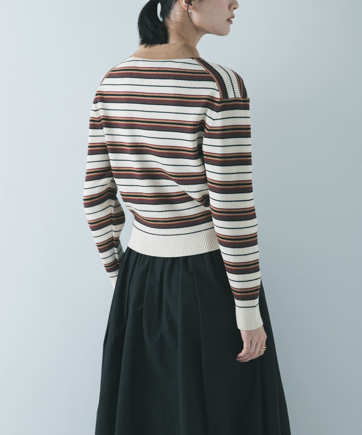 URBAN RESEARCH「コットンシルクポロ衿ニット」|ニット・セーター|