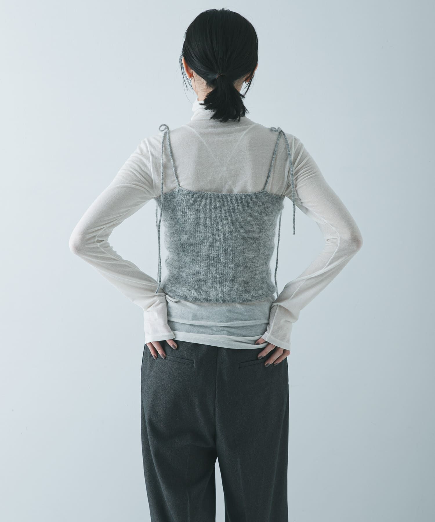 URBAN RESEARCH「シアーモヘヤキャミソール」|ニット・セーター|