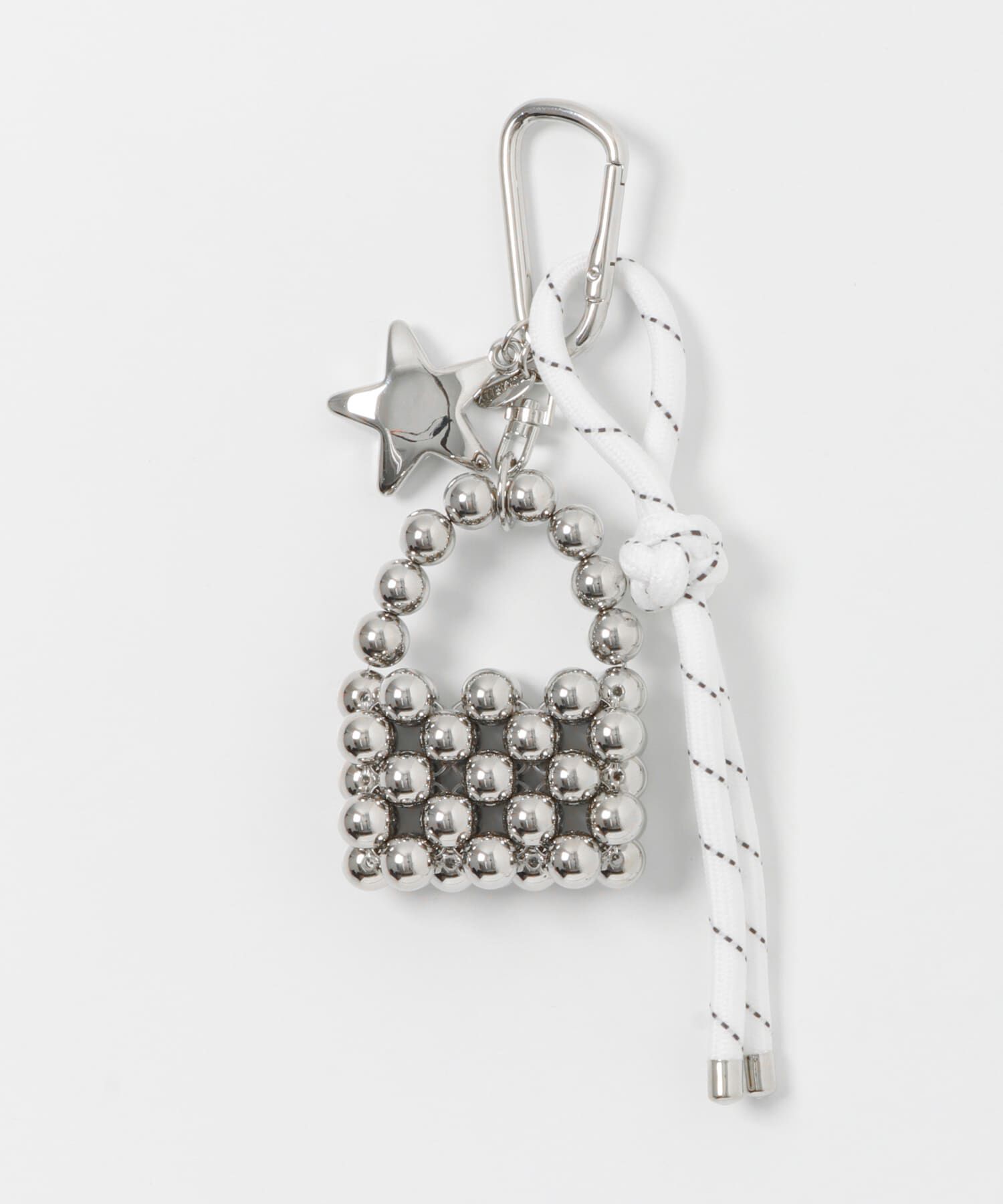 SMELLY「ビーズミニバッグキーチェーン」|チャーム・キーホルダー|