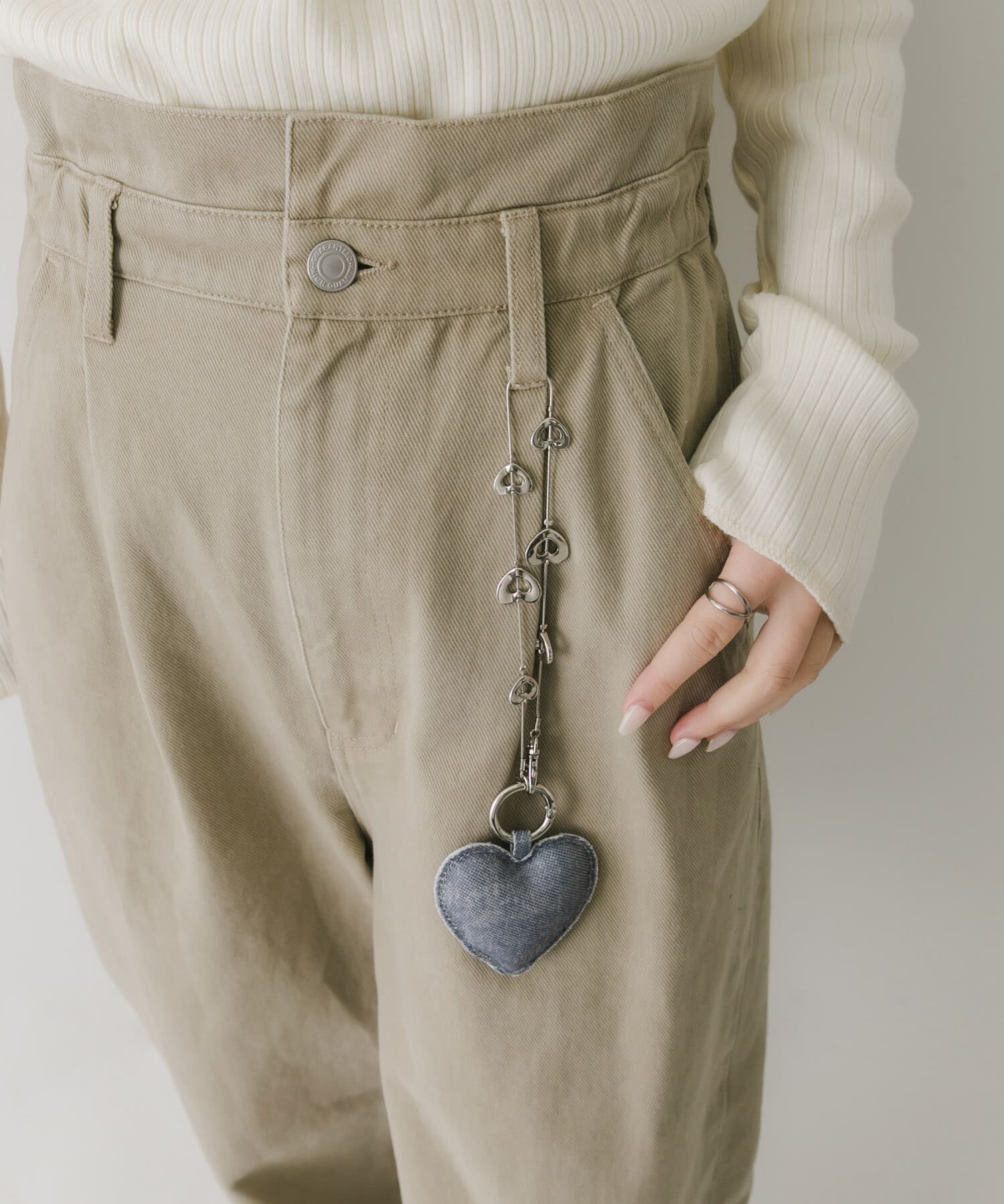 SMELLY「デニムモチーフキーチェーン」|チャーム・キーホルダー|