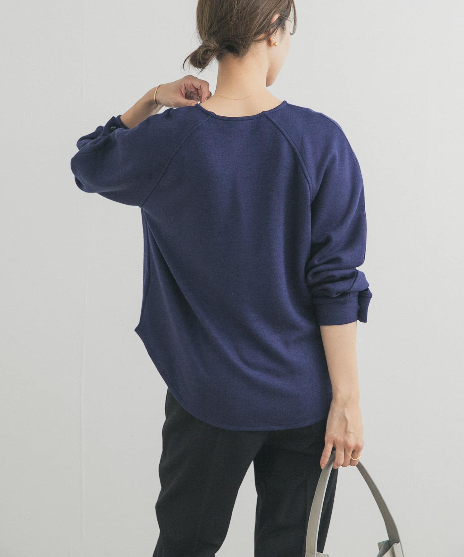 URBAN RESEARCH DOORS「カーブスリーブプルオーバー」|Tシャツ・カットソー|