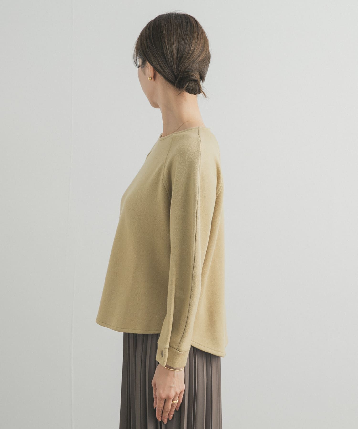 URBAN RESEARCH DOORS「カーブスリーブプルオーバー」|Tシャツ・カットソー|