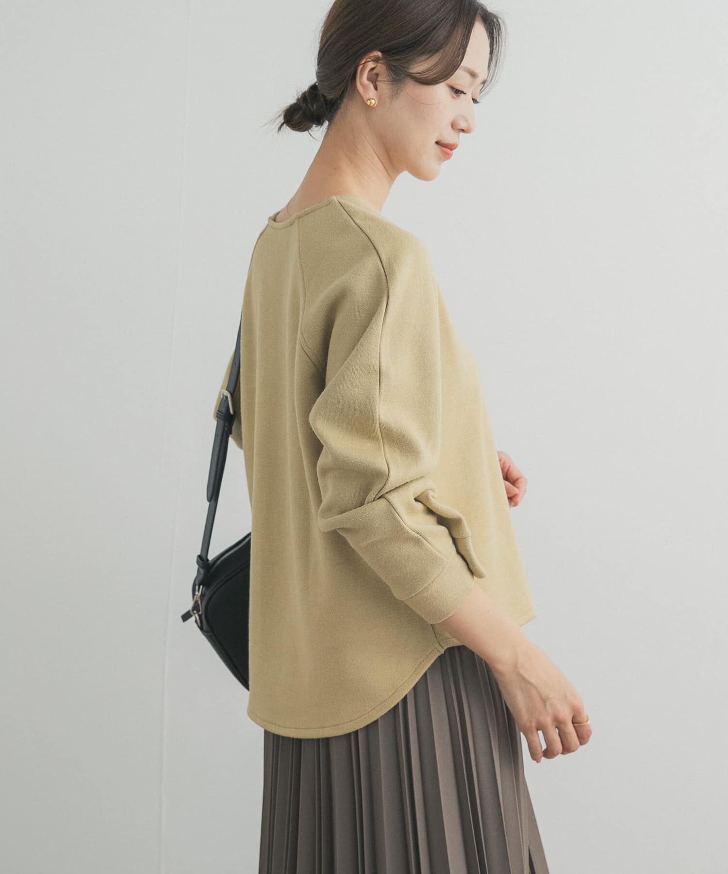 URBAN RESEARCH DOORS「カーブスリーブプルオーバー」|Tシャツ・カットソー|