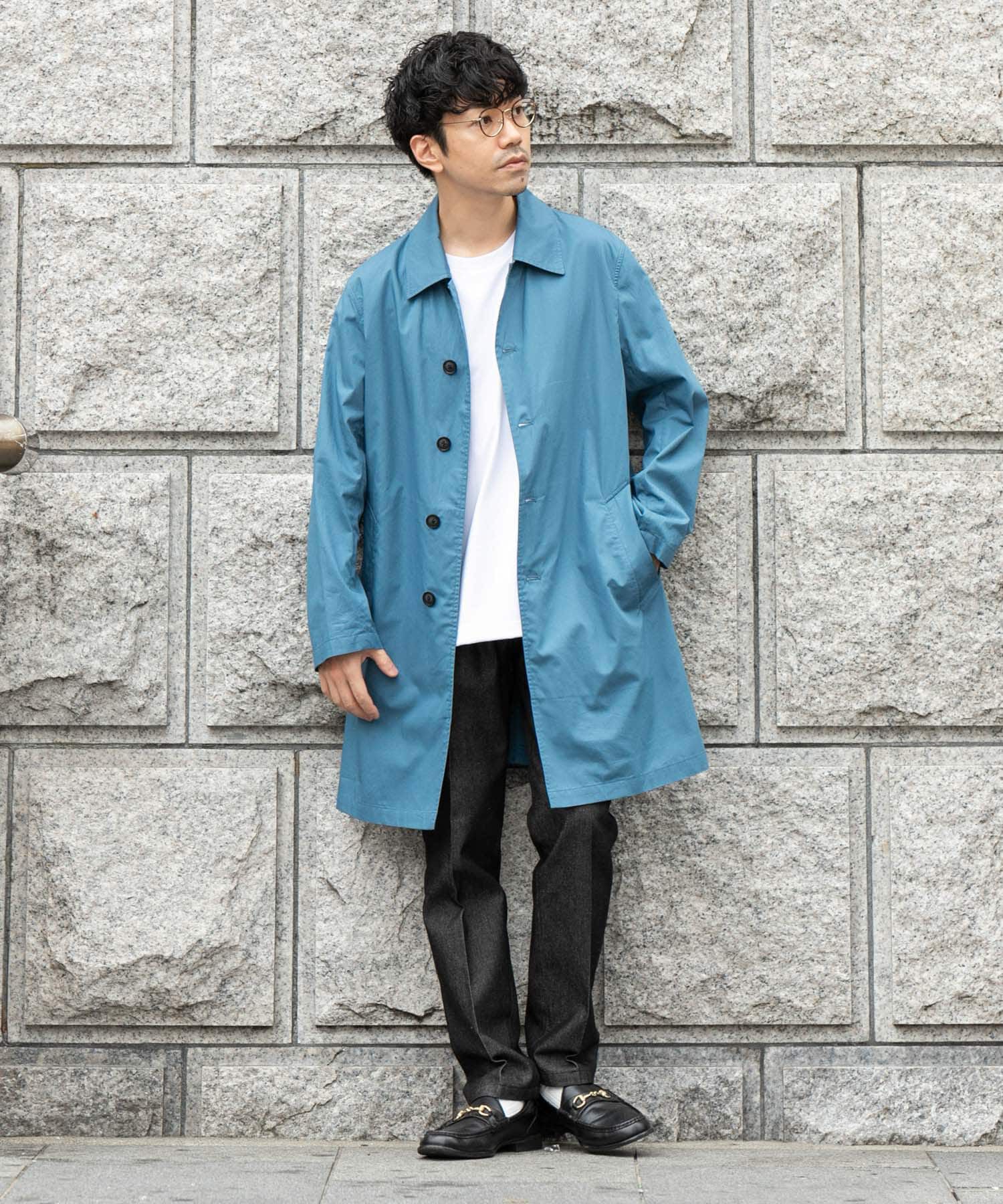 URBAN RESEARCH ROSSO「『撥水』タイプライタースプリングコート」|ステンカラーコート|