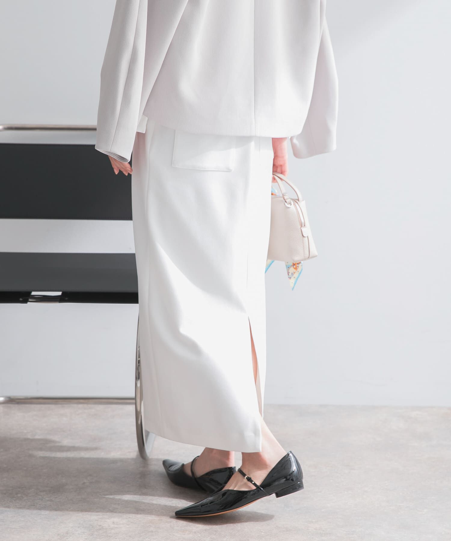 URBAN RESEARCH ROSSO「ストレッチジョーゼットスカート」|スカート|