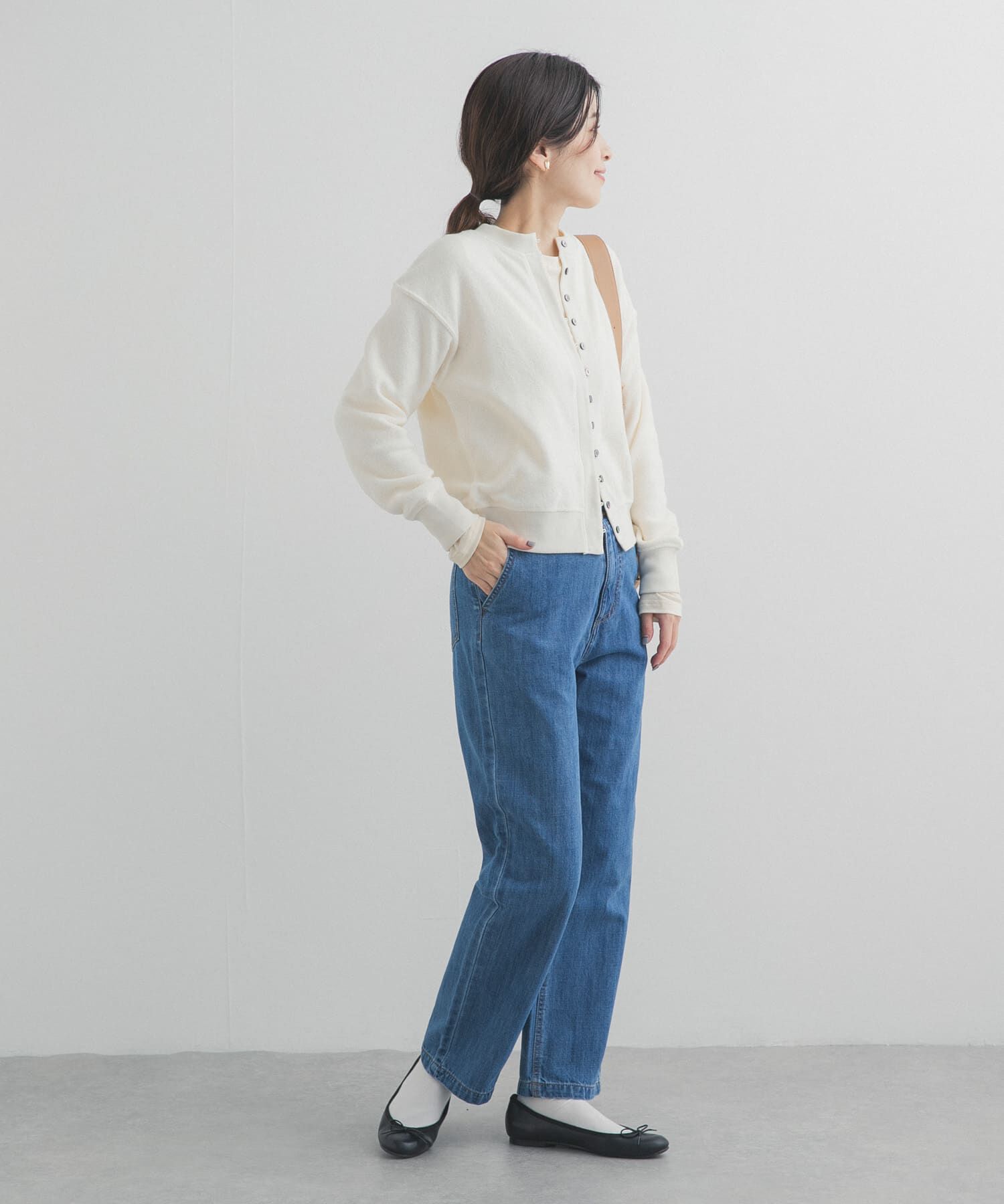 URBAN RESEARCH DOORS「カットブークレーショートカーディガン」|カーディガン|