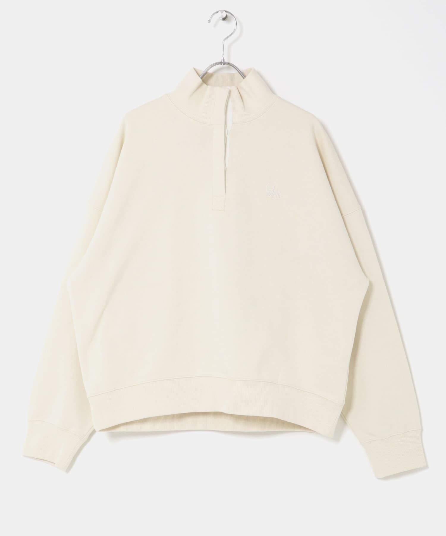 URBAN RESEARCH DOORS「刺繍スタンドカラースウェット」|スウェット・ジャージ|