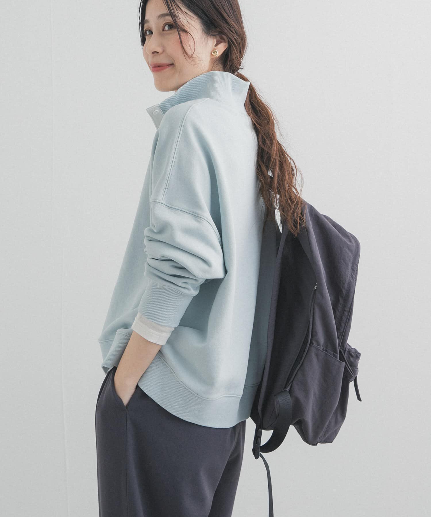 URBAN RESEARCH DOORS「刺繍スタンドカラースウェット」|スウェット・ジャージ|