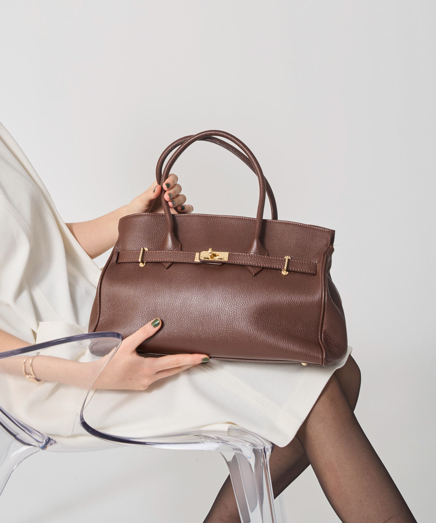 RODE SKO「MILLELA FIRENZE　レザーカナグトートバッグ」|トートバッグ|ブラウン