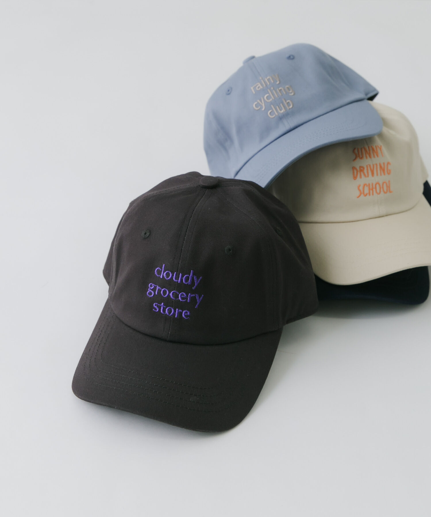 SMELLY「weatherロゴキャップ」|キャップ・キャスケット|チャコールグレー