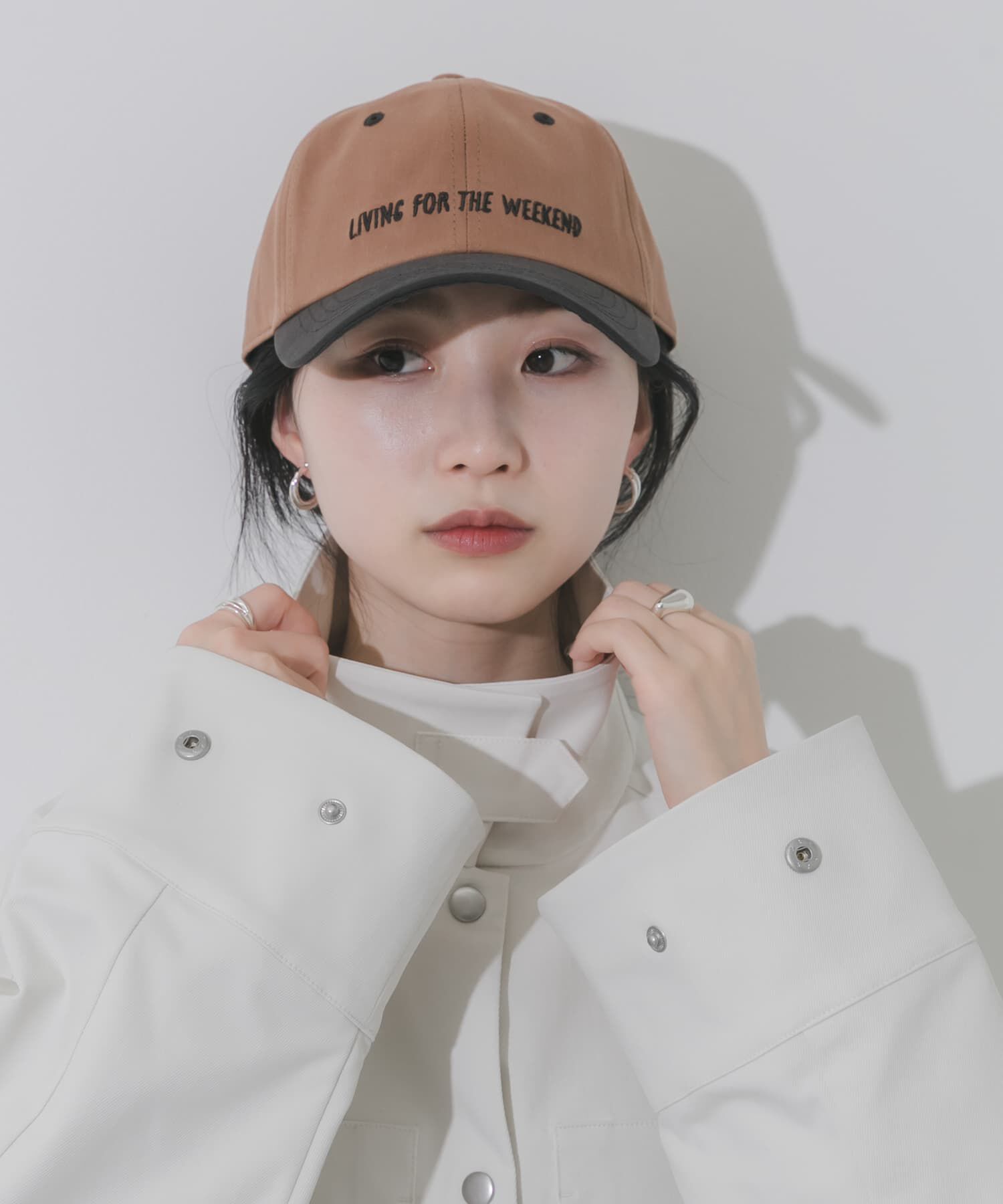 SMELLY「weekendバイカラーキャップ」|キャップ・キャスケット|