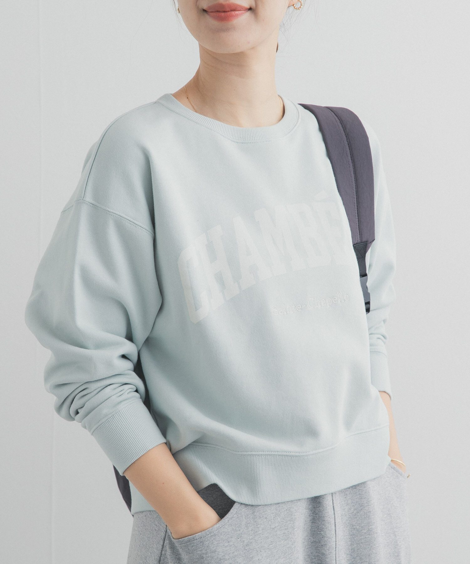 URBAN RESEARCH DOORS「カレッジロゴ刺繍スウェット」|スウェット・ジャージ|