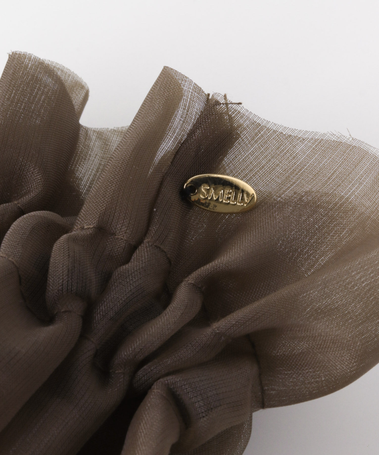 SMELLY「『再入荷』シアーフリルシュシュ」|ヘアゴム・シュシュ|