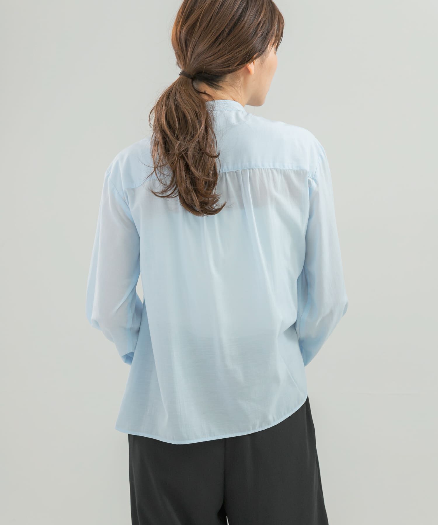 URBAN RESEARCH ROSSO「フロントフリルデザインブラウス」|シャツ・ブラウス|