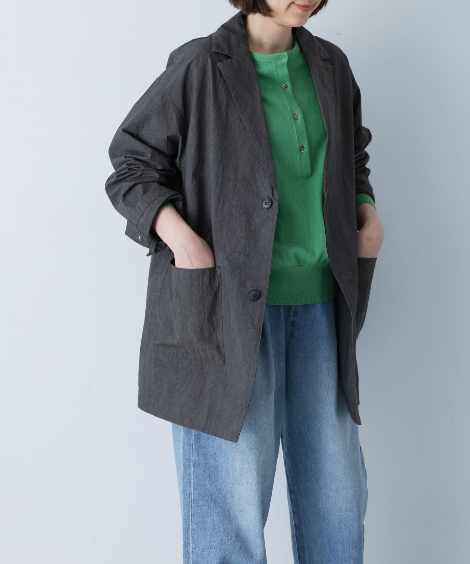 かぐれ「『ユニセックス』コットンテーラードジャケット」|その他|