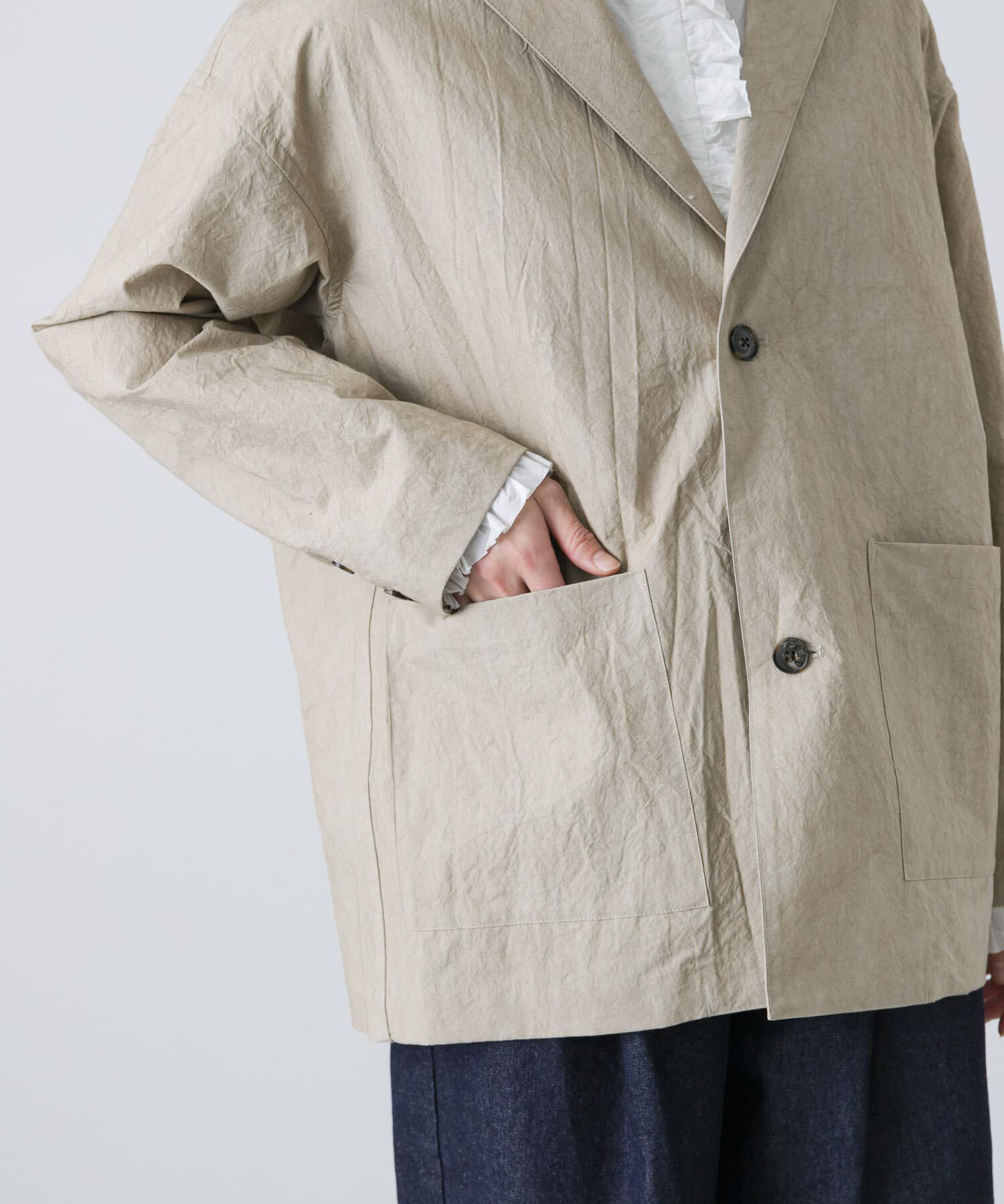 かぐれ「『ユニセックス』コットンテーラードジャケット」|その他|