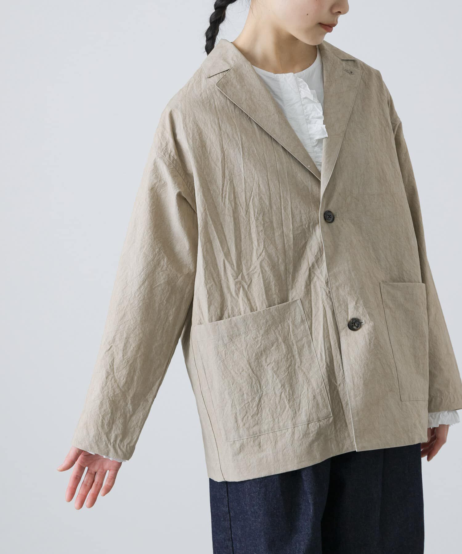 かぐれ「『ユニセックス』コットンテーラードジャケット」|その他|