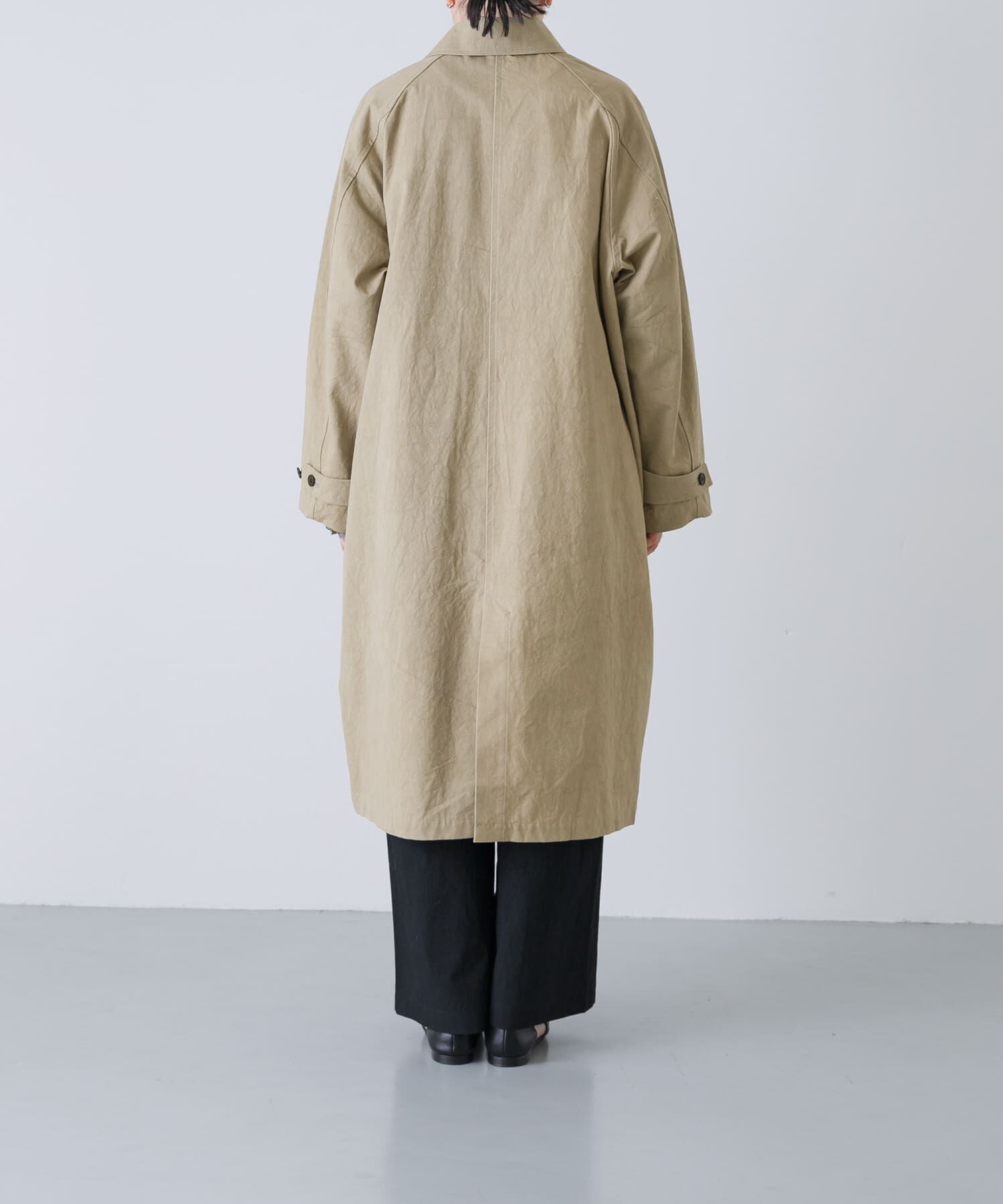 かぐれ「コットンバルコート」|ステンカラーコート|