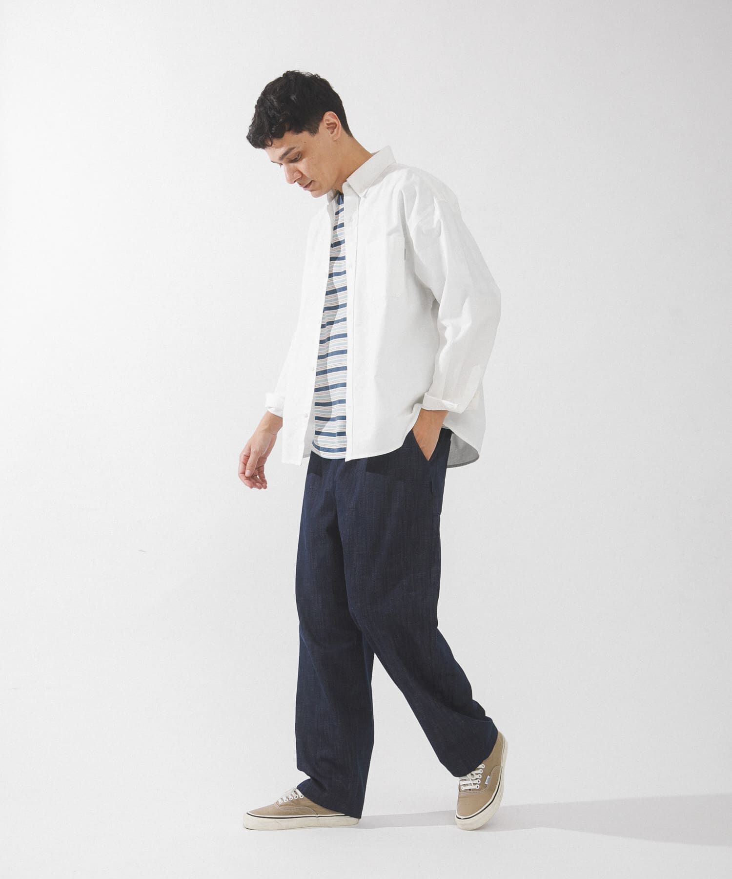 Sonny Label 「抗菌オックスボタンダウンオーバーシャツ」|シャツ・ブラウス|