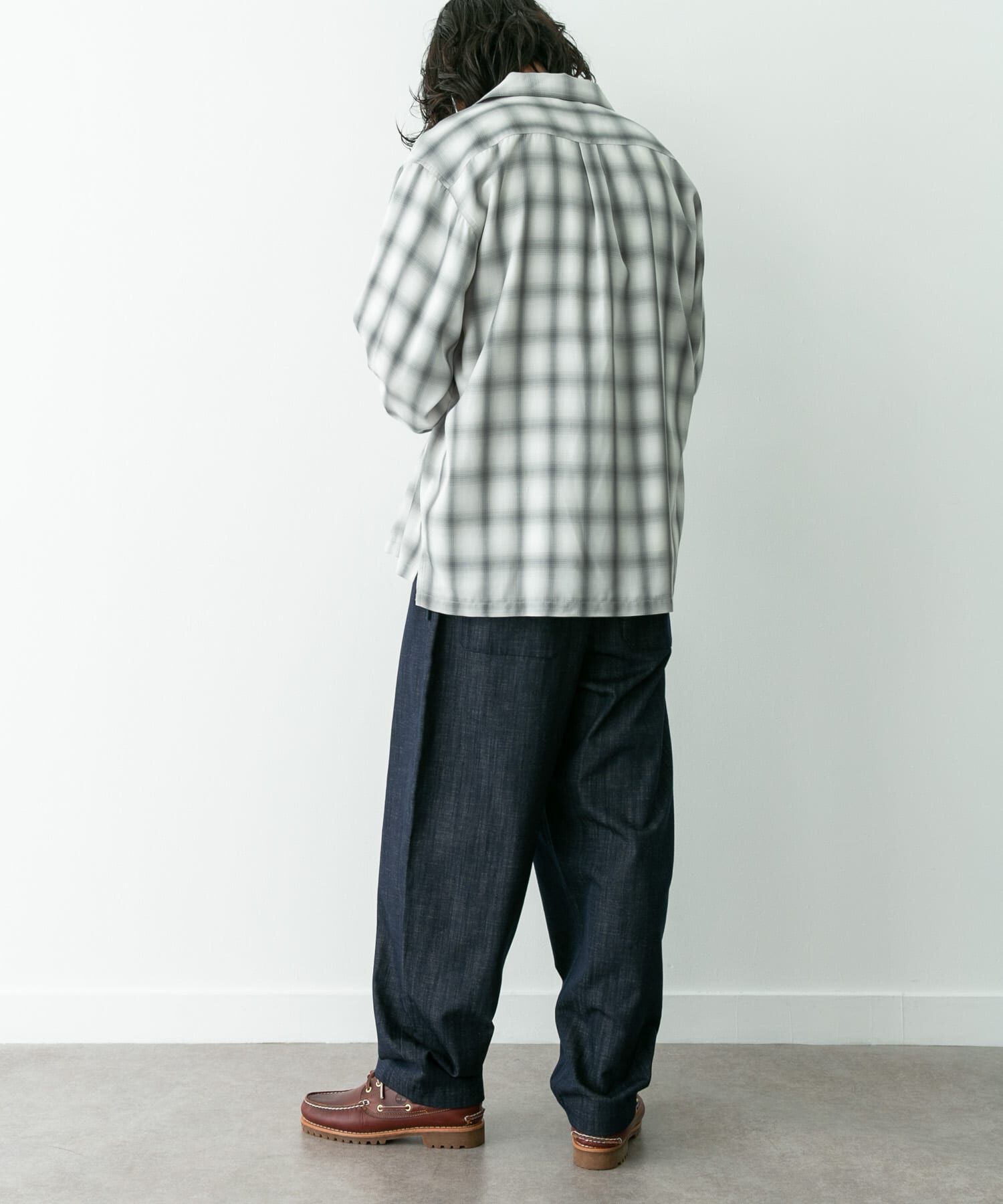 Sonny Label 「オンブレチェックロングスリーブシャツ」|シャツ・ブラウス|