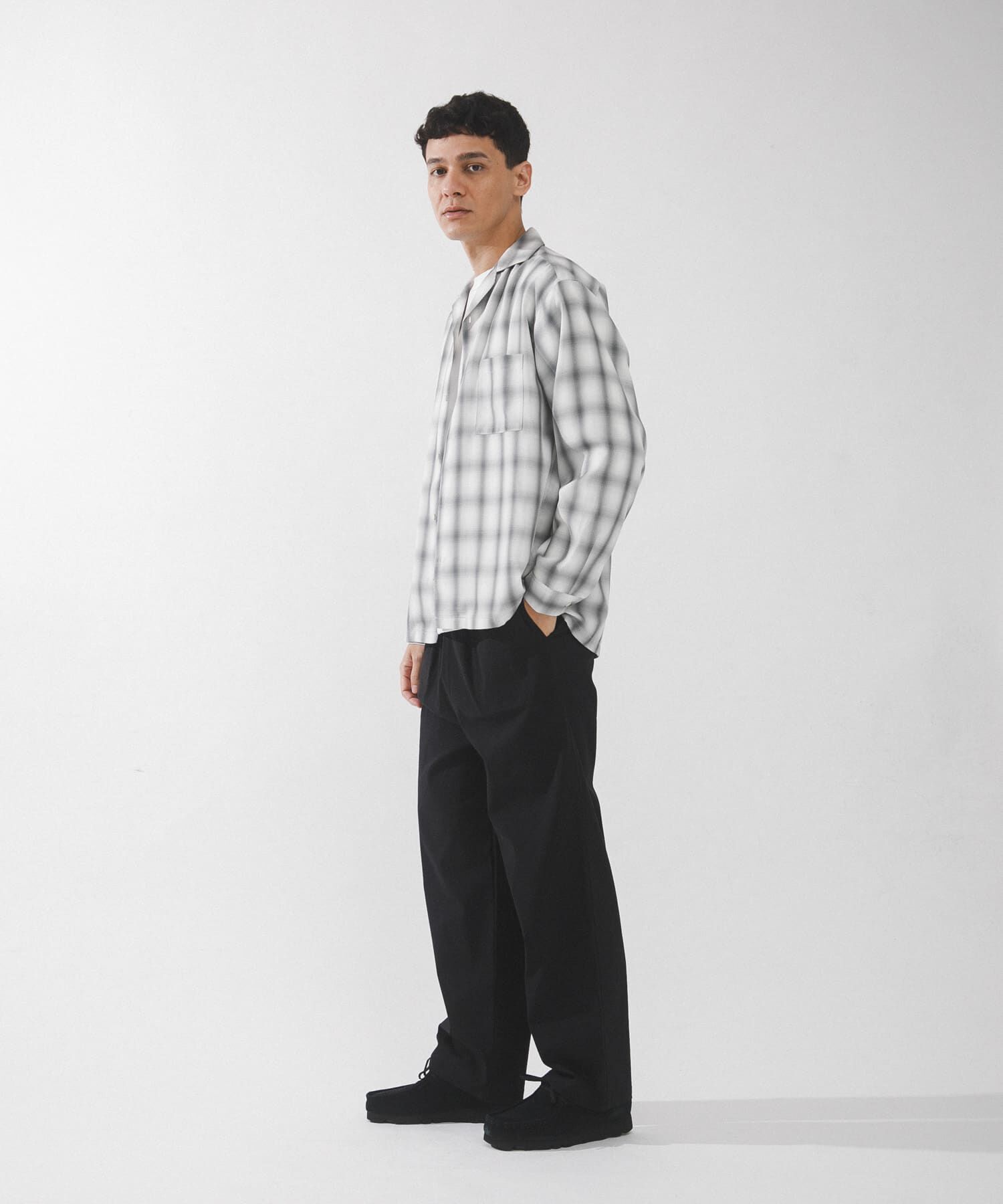 Sonny Label 「オンブレチェックロングスリーブシャツ」|シャツ・ブラウス|