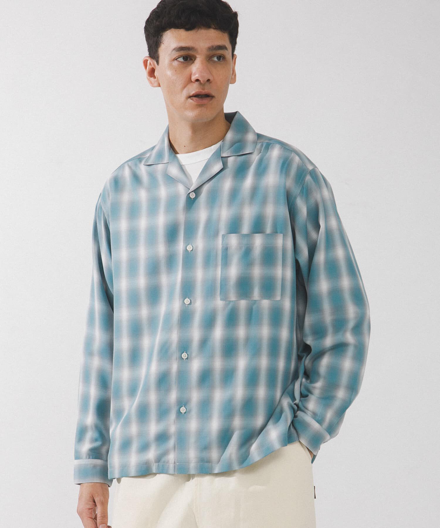 Sonny Label 「オンブレチェックロングスリーブシャツ」|シャツ・ブラウス|