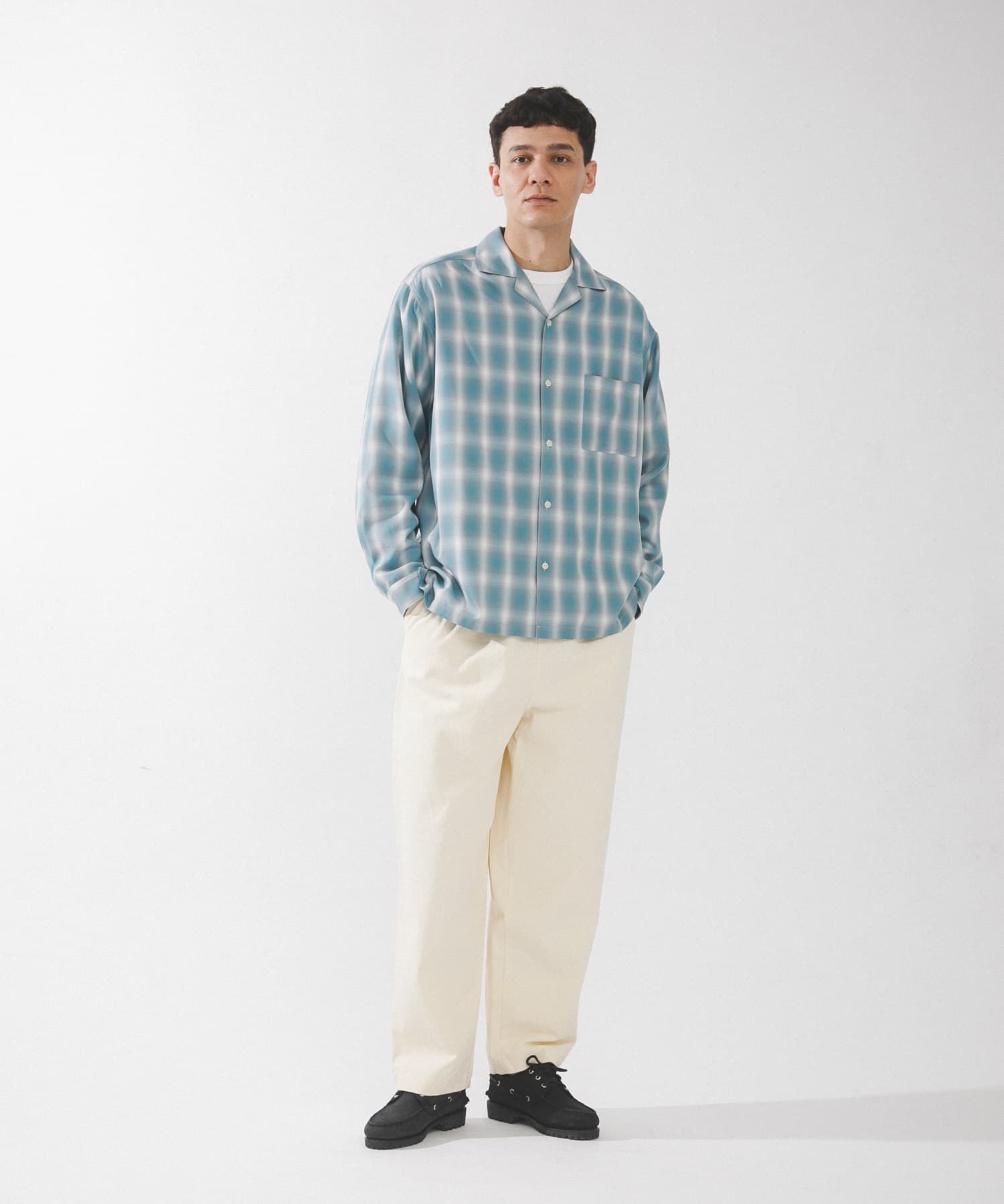 Sonny Label 「オンブレチェックロングスリーブシャツ」|シャツ・ブラウス|