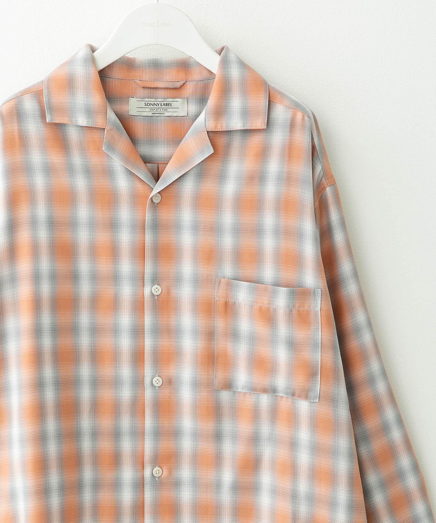 Sonny Label 「オンブレチェックロングスリーブシャツ」|シャツ・ブラウス|