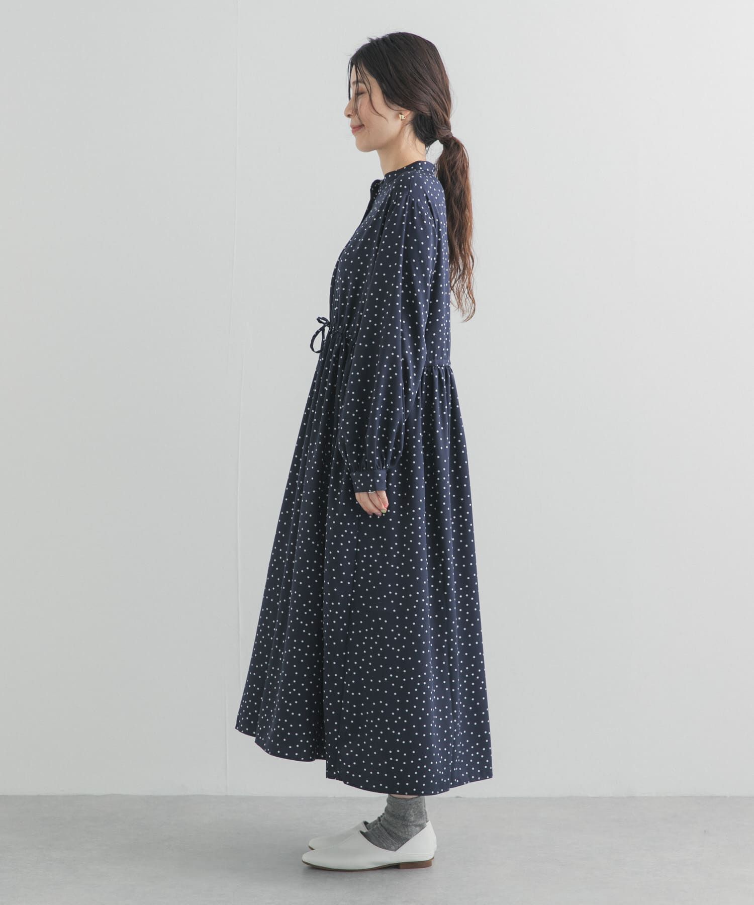 URBAN RESEARCH DOORS「ドットプリントワンピース」|ワンピース|