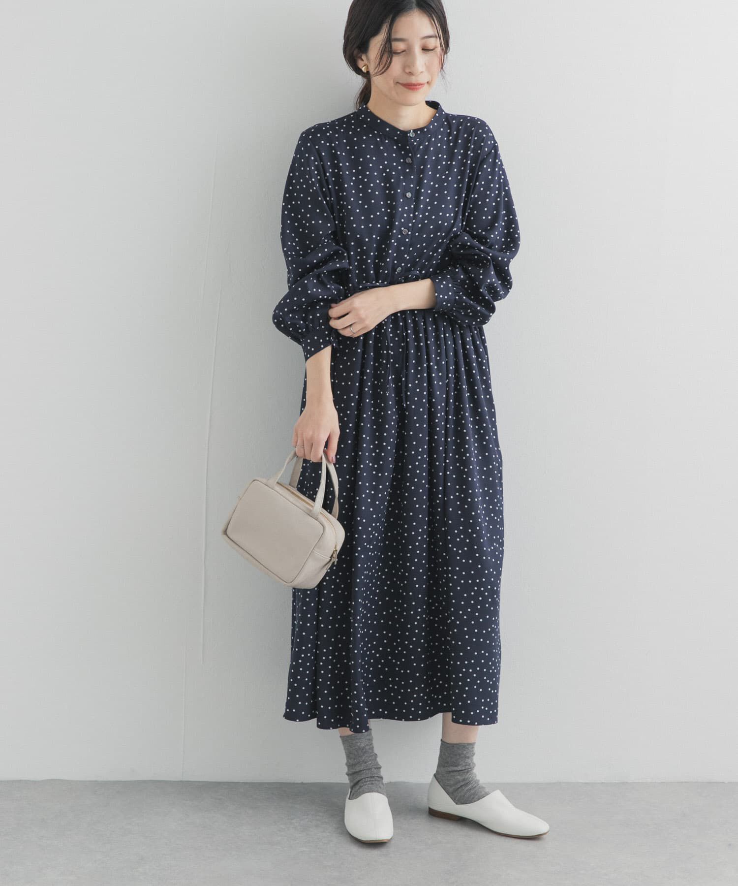 URBAN RESEARCH DOORS「ドットプリントワンピース」|ワンピース|