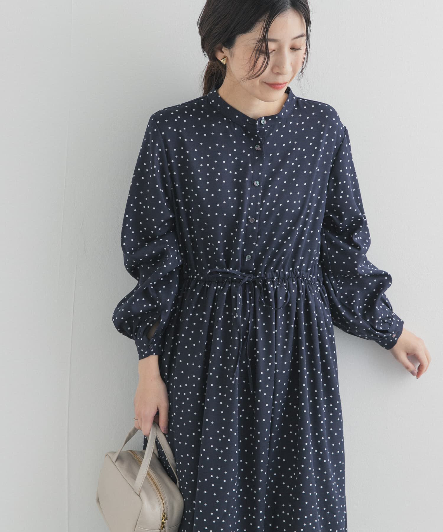 URBAN RESEARCH DOORS「ドットプリントワンピース」|ワンピース|