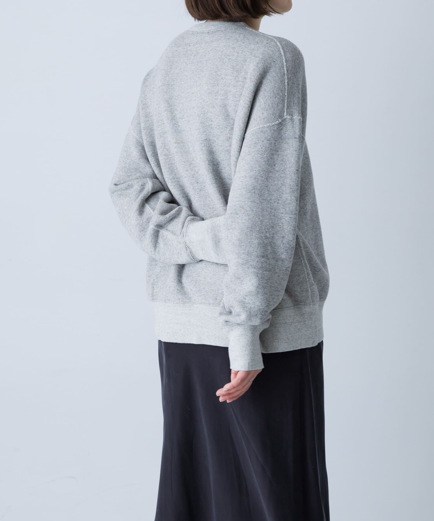 かぐれ「『2サイズ展開』コットンリヨセルスウェットプルオーバー」|スウェット・ジャージ|
