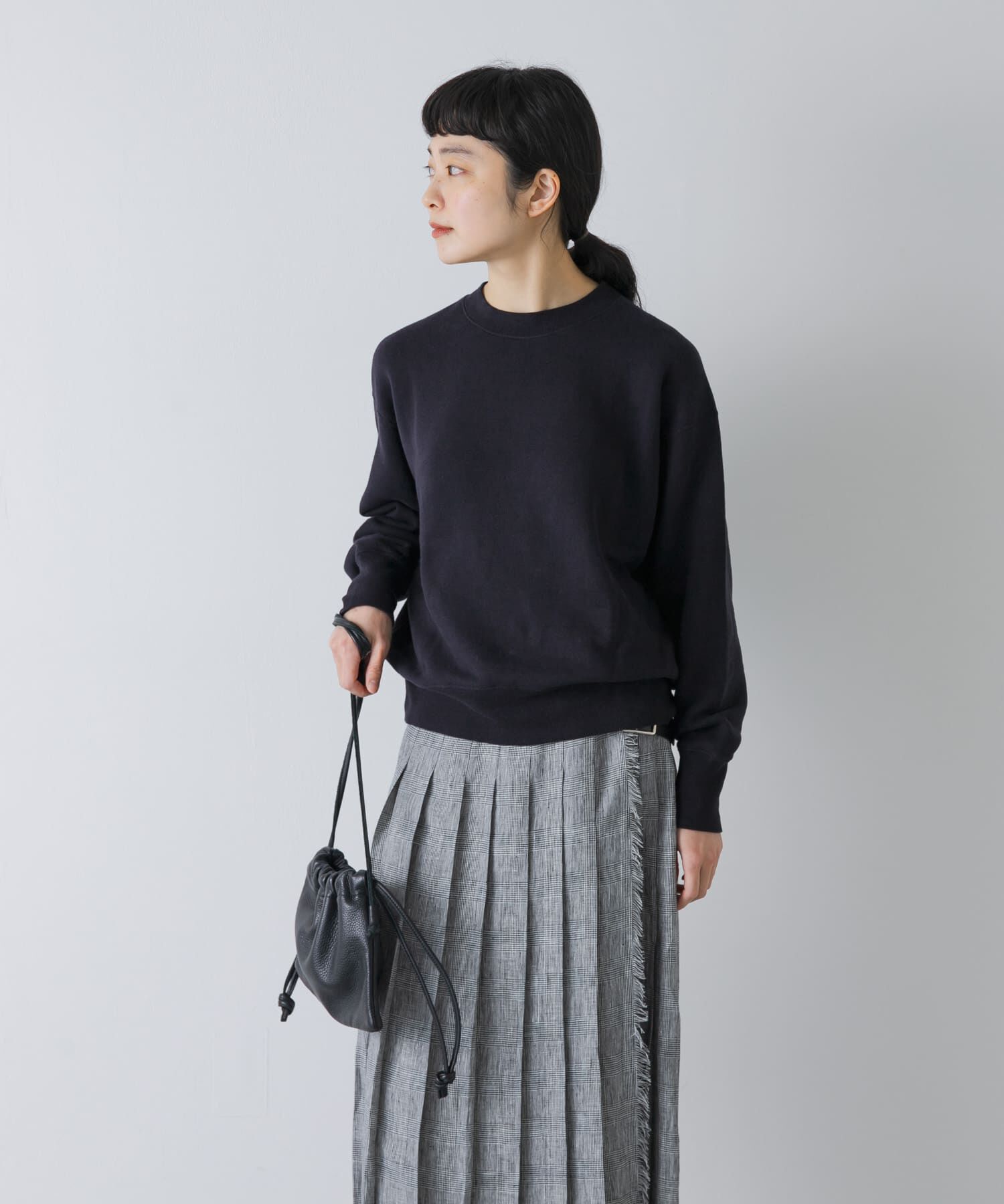 かぐれ「『2サイズ展開』コットンリヨセルスウェットプルオーバー」|スウェット・ジャージ|