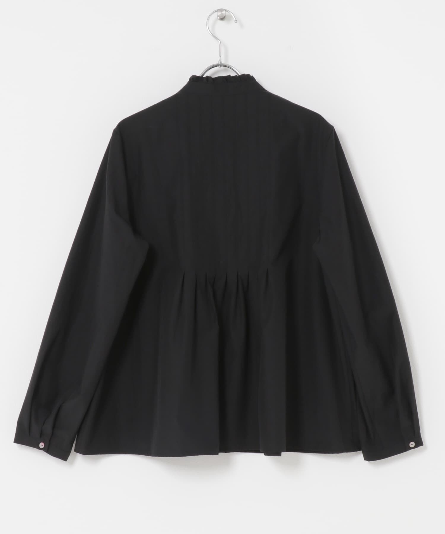 URBAN RESEARCH ROSSO「『WEB限定』フリルネックレースデザインシャツブラウス」|シャツ・ブラウス|