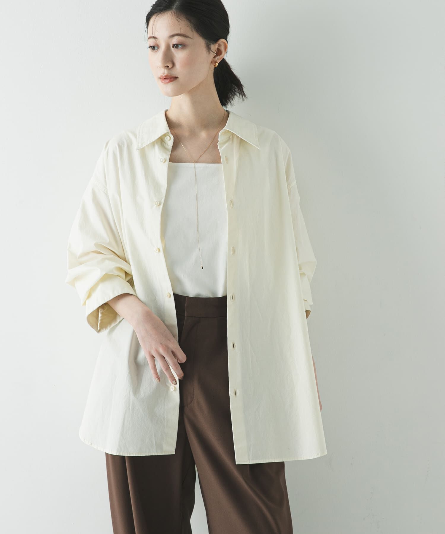 URBAN RESEARCH「ガーメントダイコットンオーバーシャツ」|シャツ・ブラウス|