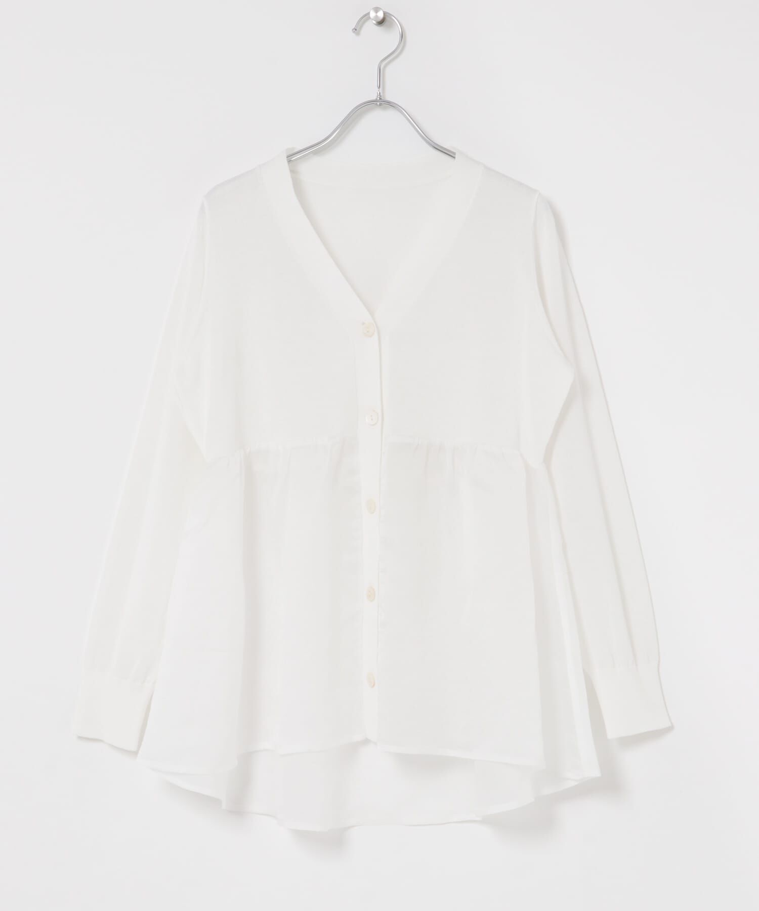 URBAN RESEARCH ROSSO「『WEB限定』ドッキングペプラムカーディガン」|ニット・セーター|