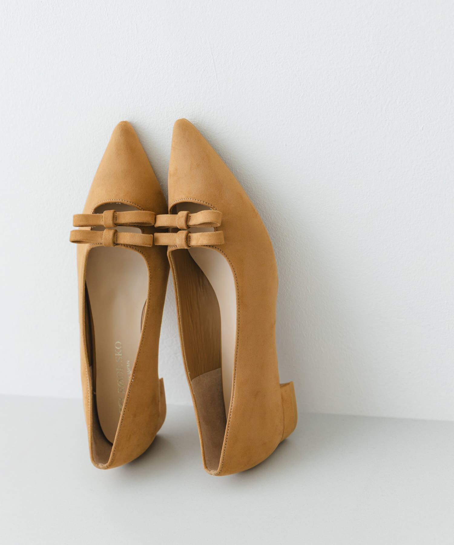 RODE SKO「『MADE IN JAPAN』 ダブルリボンフラットパンプス」|パンプス|