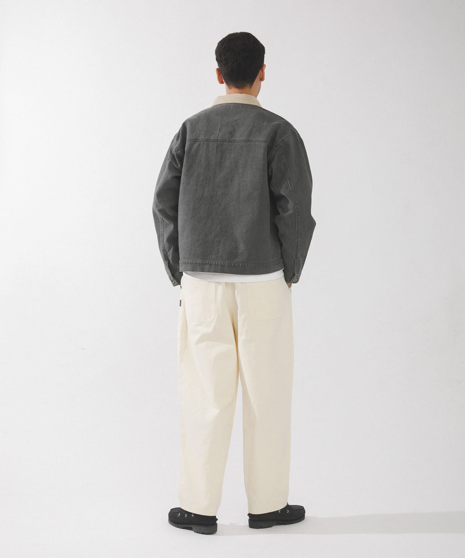 Sonny Label 「ウォッシュドツイル襟切替ジャケット」|ブルゾン・スタジャン|