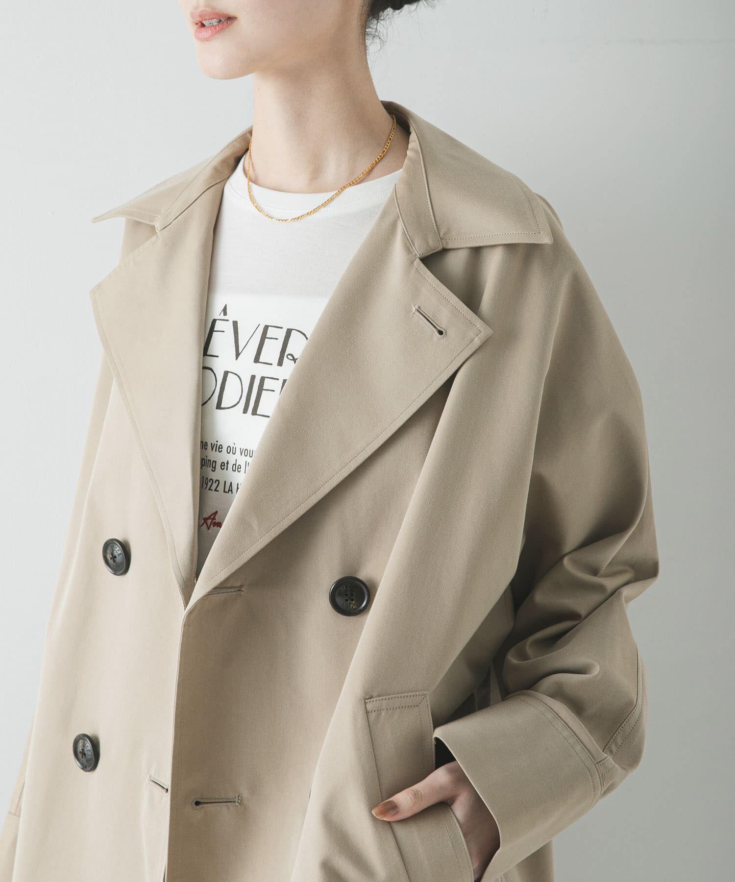 URBAN RESEARCH「TICCA　MINI テントトレンチコート」|トレンチコート|