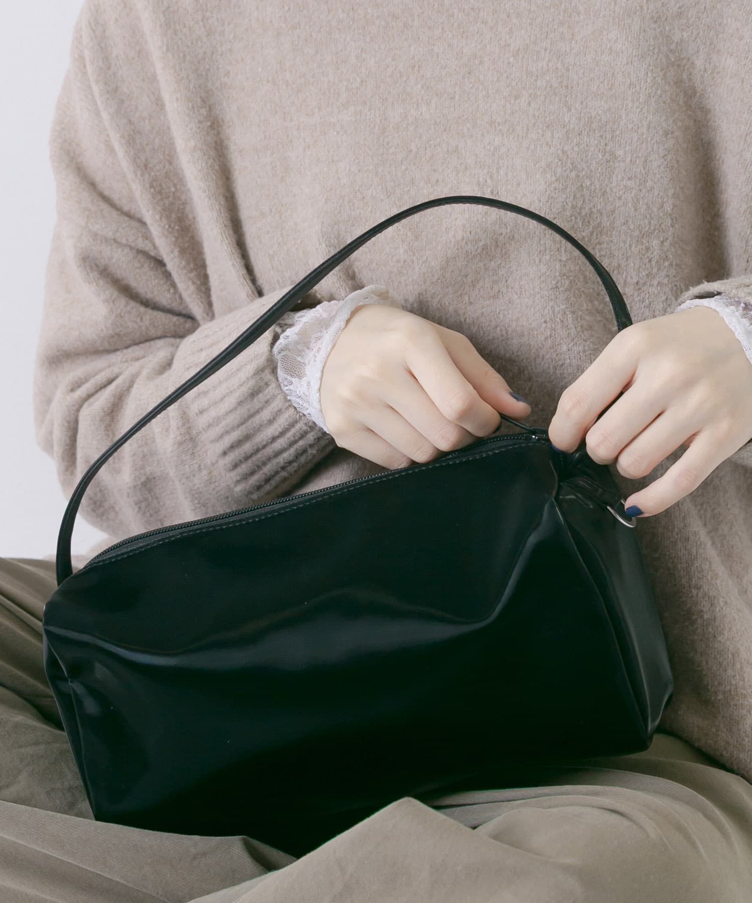 SMELLY「シャイニースクエアバッグ」|トートバッグ|