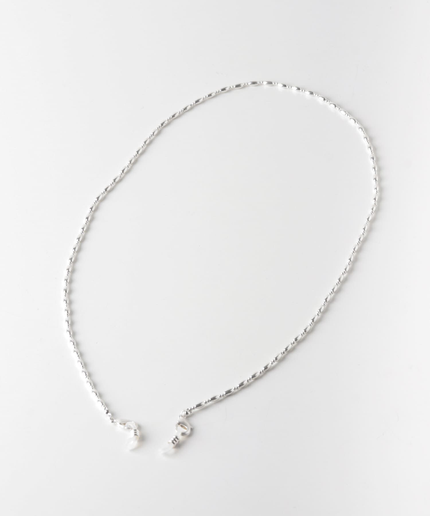 SMELLY「メタルオーバルビーズメガネチェーン」|メガネ|