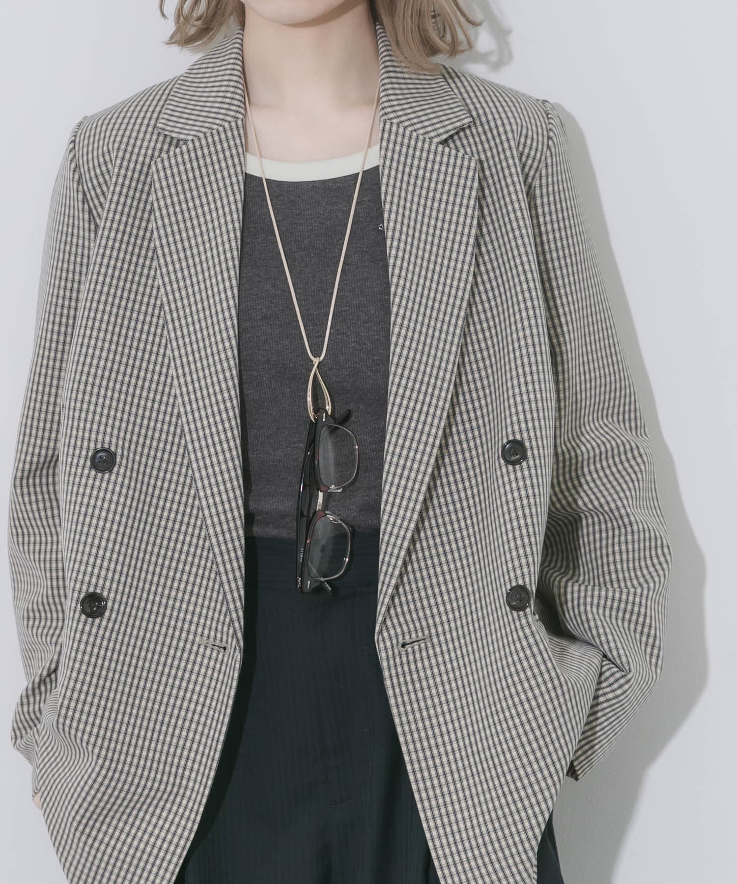 SMELLY「ニュアンスメタルメガネホルダー」|メガネ|