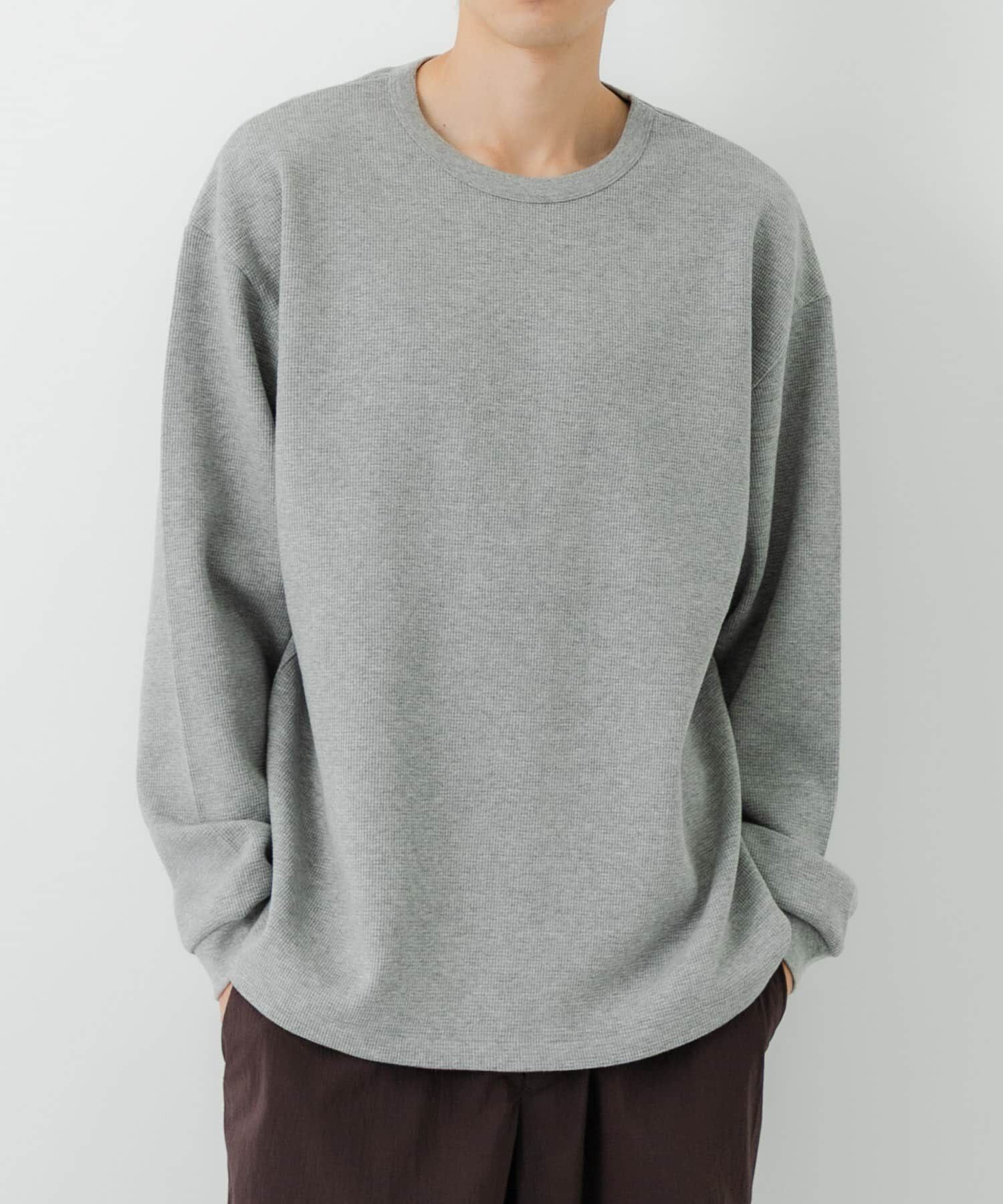 URBAN RESEARCH「『UR TECH』度詰めワッフルロングスリーブ」|Tシャツ・カットソー|