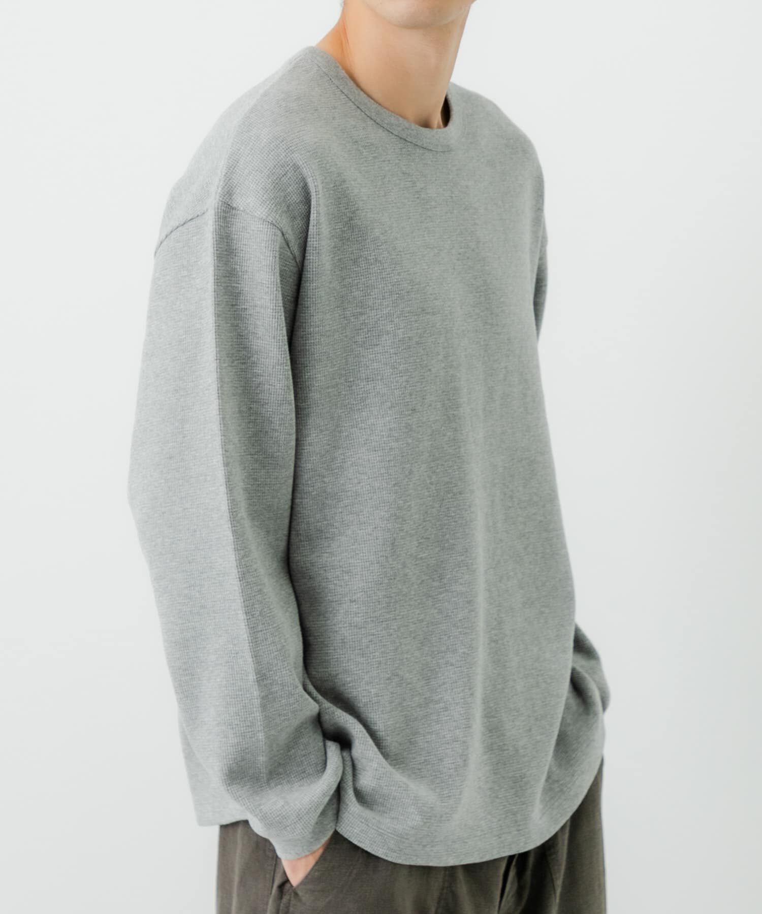 URBAN RESEARCH「『UR TECH』度詰めワッフルロングスリーブ」|Tシャツ・カットソー|